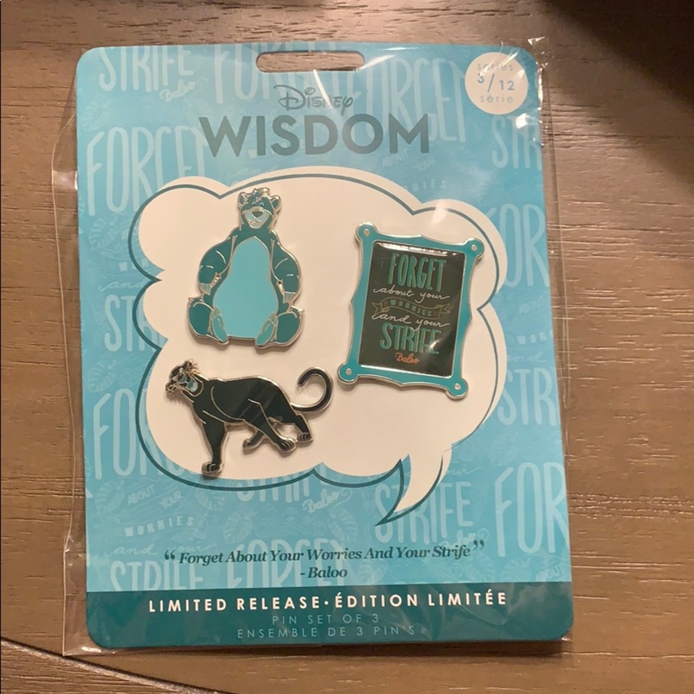 Disney Wisdom Bali Pin set (March 2019) 3/12